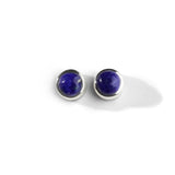 Colorful Life Stud Earrings, Sterlings Silver, Lapis Lazuli