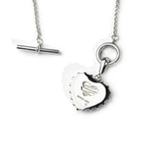 Colorful Life Toggle Necklace, Solid Sterling Silver, Mother of Pearl