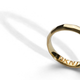 Vow Band, Solid Sterling Silver, Gold Vermeil 4mm