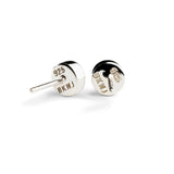 Colorful Life Stud Earrings, Sterling Silver, Amber