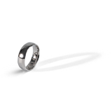 Vow Band, Solid Sterling Silver, Platinum Vermeil, 7mm