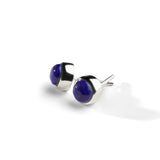 Colorful Life Stud Earrings, Sterlings Silver, Lapis Lazuli