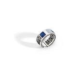 Colorful Life Band, Solid Sterling Silver, Gemstones
