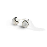 Colorful Life Stud Earrings, Sterlings Silver, Mother of Pearl