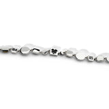 Colorful Life Bracelet, Solid Blocks, Sterling Silver, Gemstones