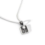 Maldiva Palm Necklace, Solid Sterling Silver