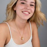 Colorful Life Necklace, Gold Vermeil, Sterling Silver, Mother of Pearl