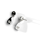 Colorful Life Earrings, Sterling Silver, Amber