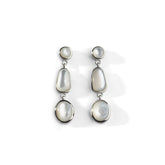 Colorful Life Drop Earrings, Sterling Silver, Mother of Pearl
