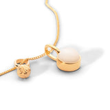 Colorful Life Necklace, Gold Vermeil, Sterling Silver, Mother of Pearl