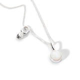 Colorful Life Necklace, Solid Sterling Silver, Mother of Pearl