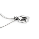 Maldiva Palm Necklace, Solid Sterling Silver