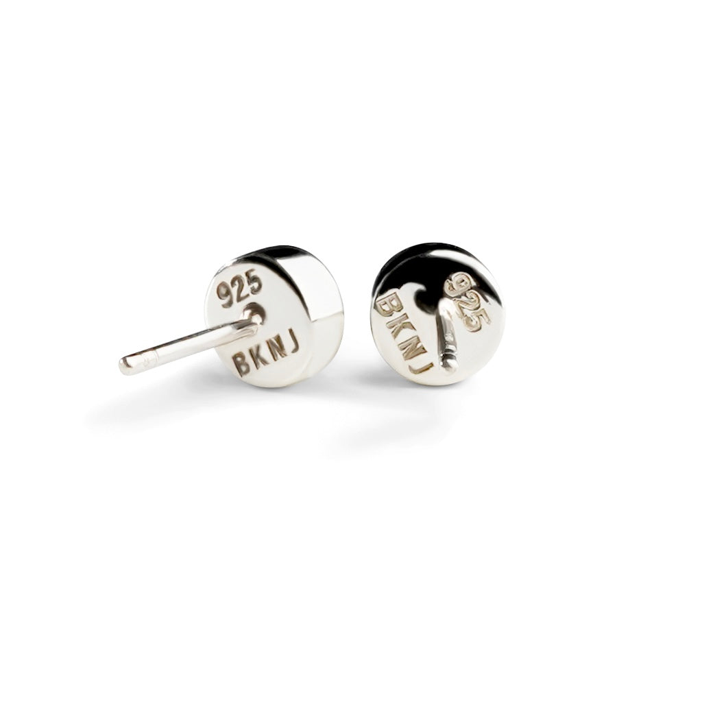 Colorful Life Stud Earrings, Sterling Silver, Amber