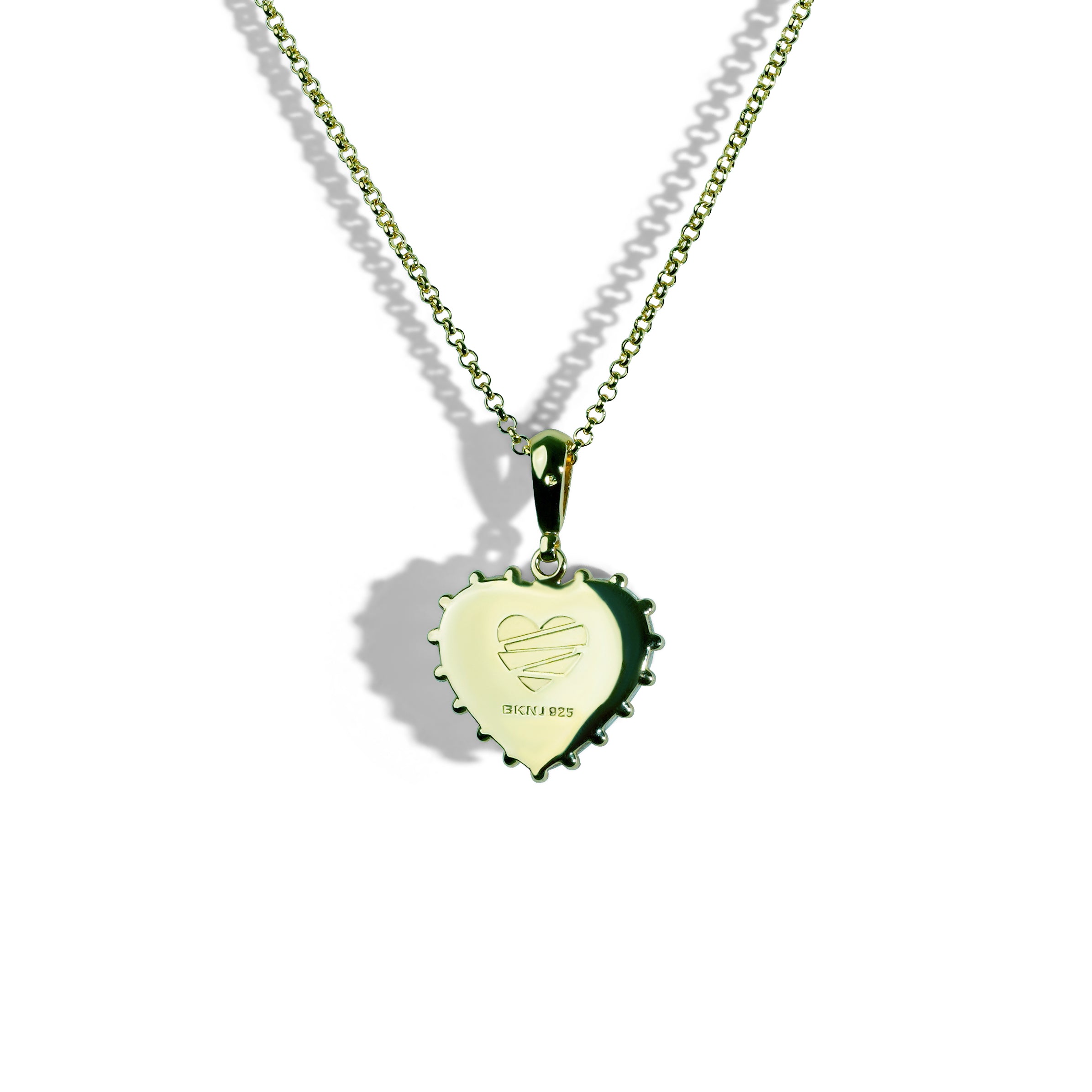 Colorful Life Pendant Necklace, Sterling Silver, Gold Vermeil, Mother of Pearl