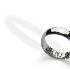 Vow Band, Solid Sterling Silver, Platinum Vermeil, 7mm