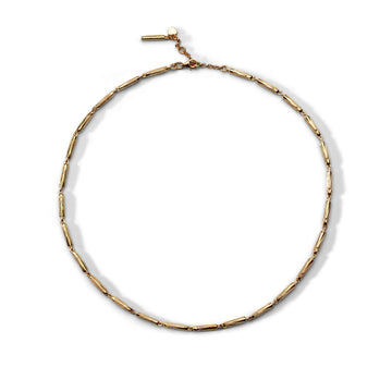 Maldiva Collar Necklace, Sterling Silver, Gold Vermiel