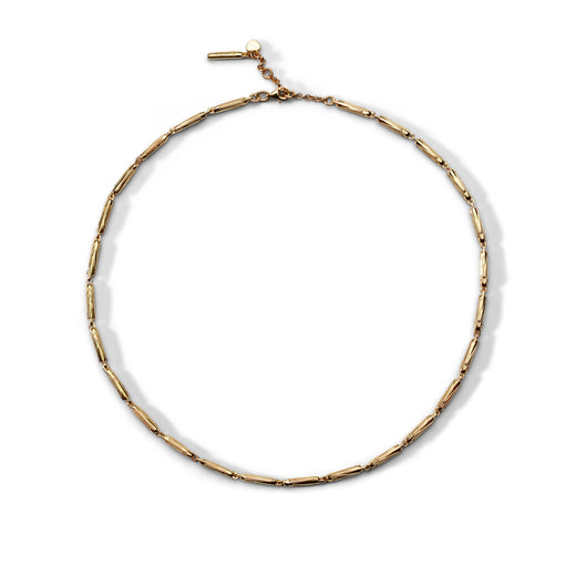 Maldiva Collar Necklace, Sterling Silver, Gold Vermiel
