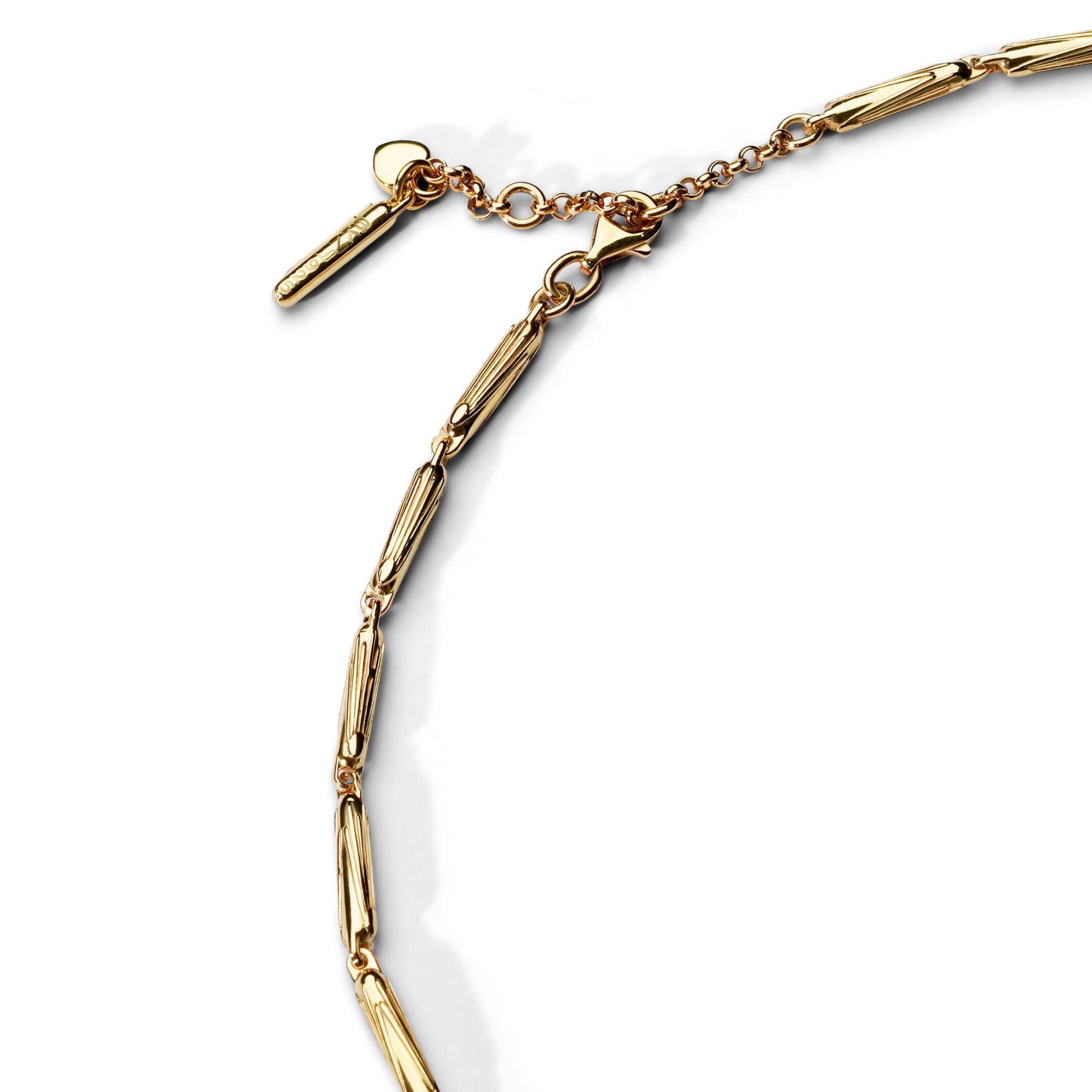 Maldiva Collar Necklace, Sterling Silver, Gold Vermiel