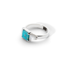 Colorful Life Ring, Sterling Silver, Turquoise, Mother of Pearl