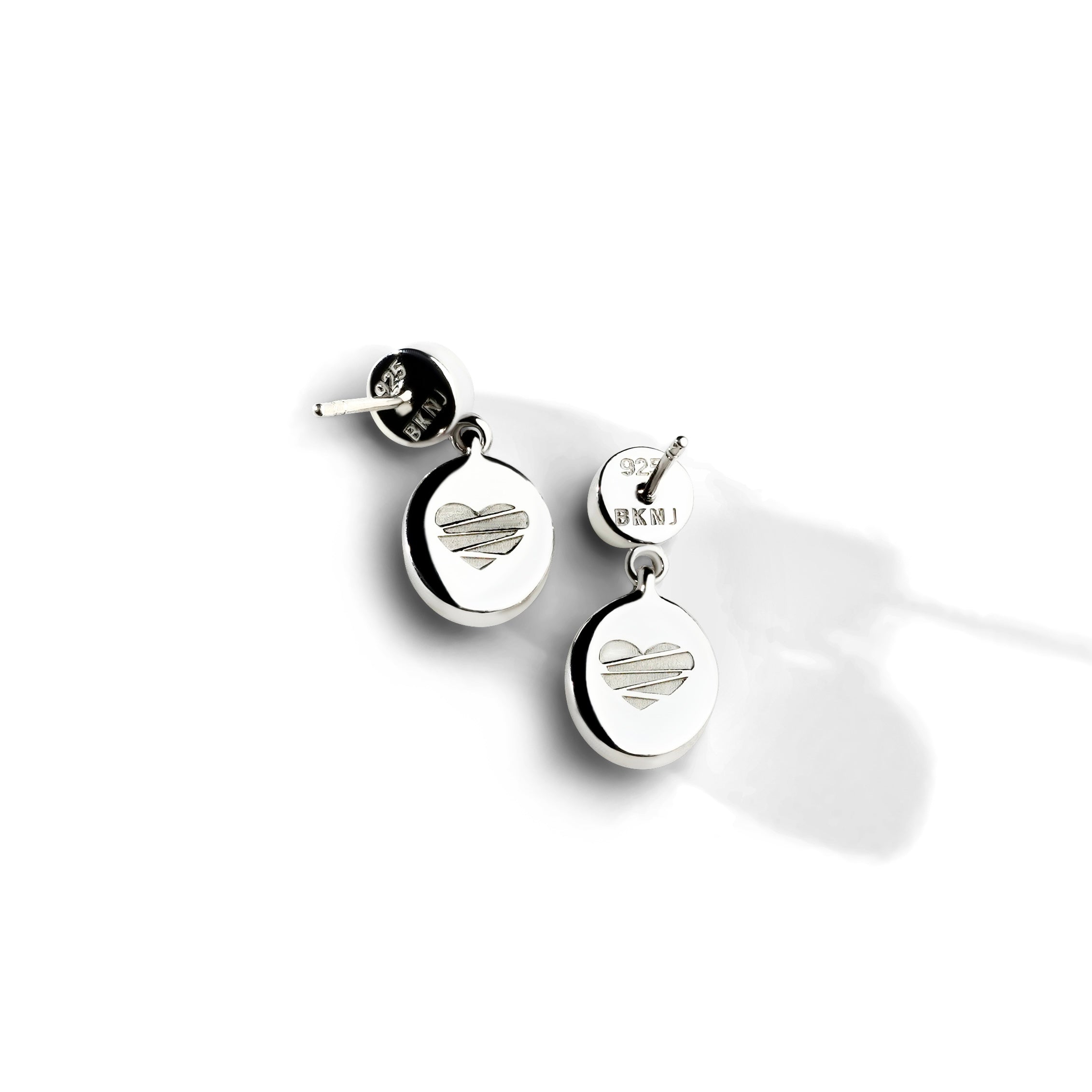 Colorful Life Short Drop Earrings, Sterling Silver, Amber, Mother of Pearl