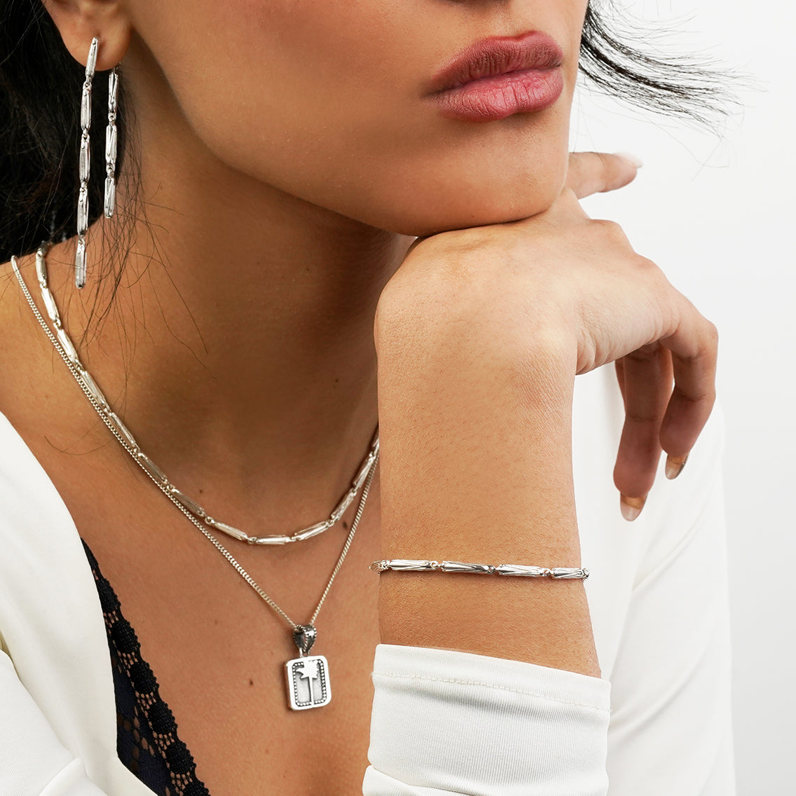 Maldiva Sunny Bracelet, Sterling Silver