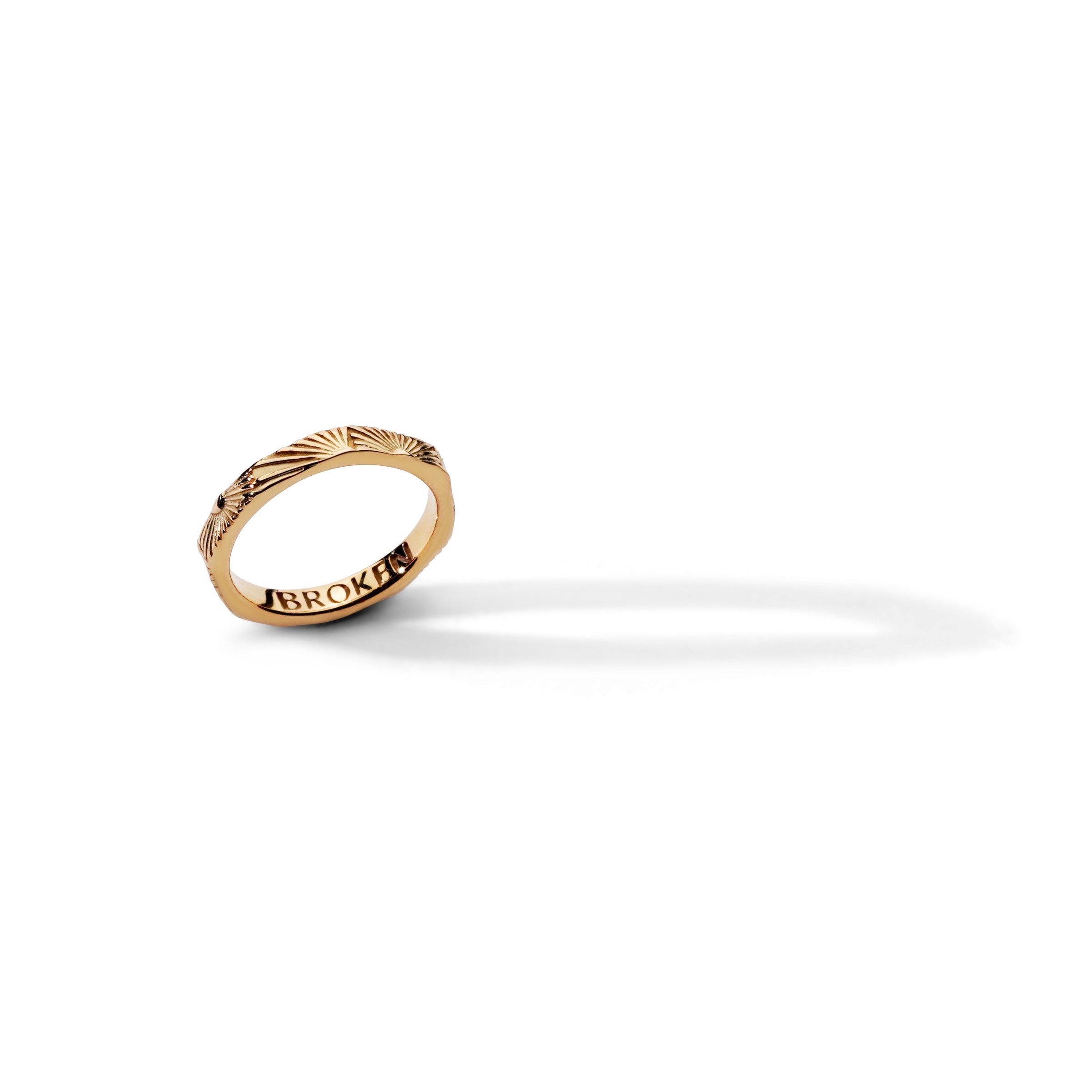 Maldiva Sunny Band, Sterling Silver, Gold vermeil