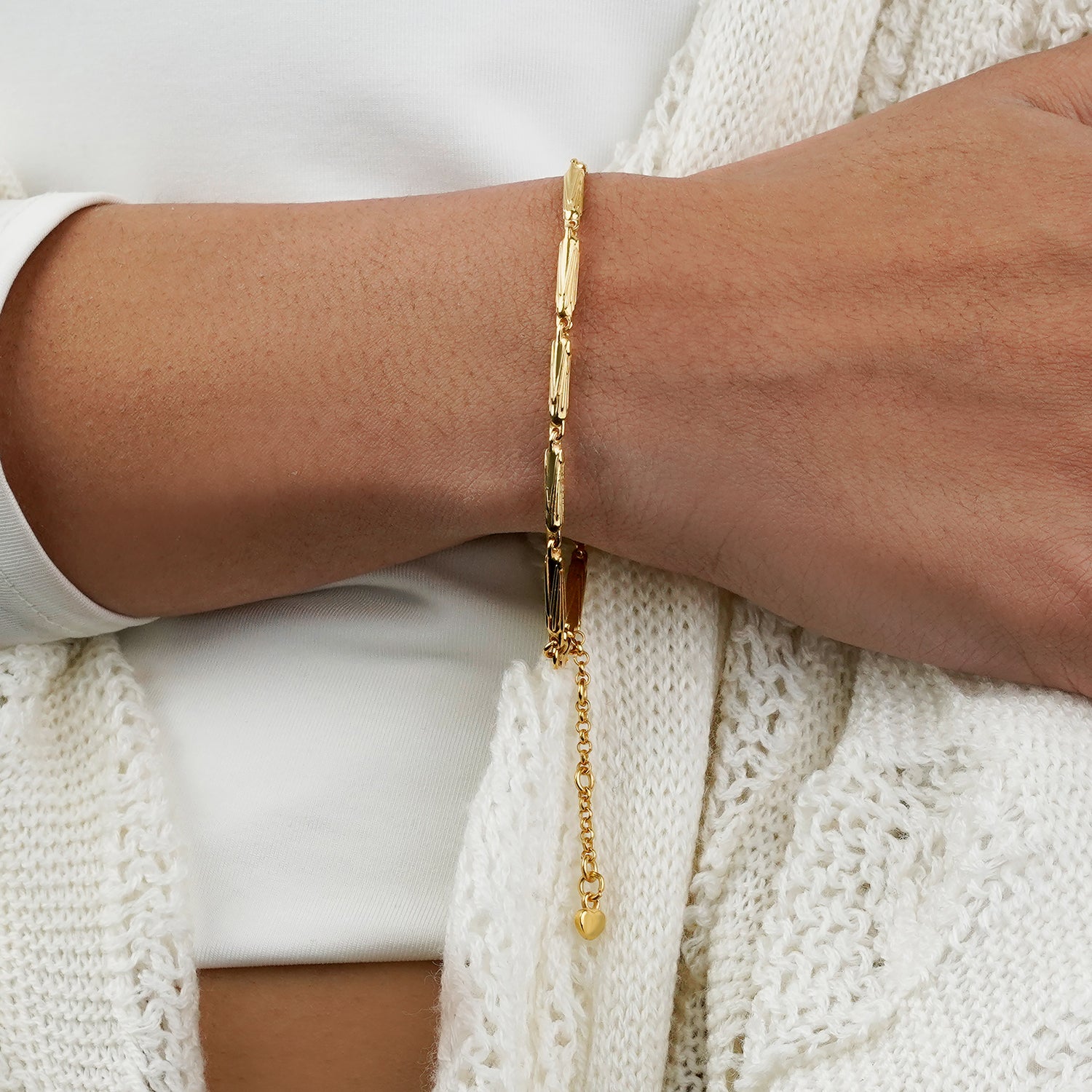 Maldiva Sunny Bracelet, Sterling Silver, Gold Vermeil